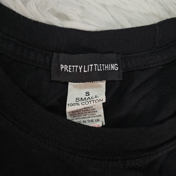 PrettyLittleThing Black Scarface Graphic Tee Size Small - Picture 3 of 5